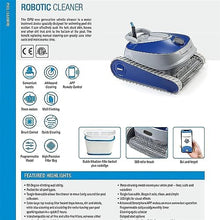 KANGJIEM Automatic Robotic Pool Cleaner with Extra-Large Filter Basket and Intense Waterline Scrubbing Power, Ideal for In-ground Swimming Pools up to 50 Feet