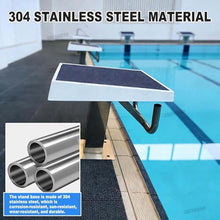 SHENGQION Swimming Pool Starting Block, Pool Diving Board Heavy Duty Jump Stand Pool Diving Board Fiberglass Competition Diving Platform for Athletes, Ideal for Swim Meets and Training(Upgrade)
