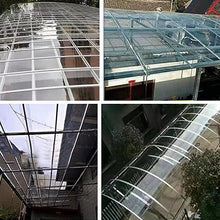 Polycarbonate Roofing Sheet Polycarbonate Roofing Sheet,Lightweight Clear Plastic Sheet PC Transparent Durable Panel,Pergola Roofing Canopy Cover,Anti-UV,for Roofs,Carports,Canopies,Sunrooms and Encl