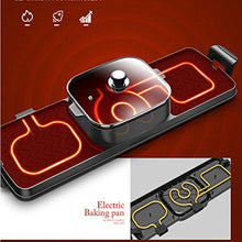 Electric Barbecue Grill Household Multi Function Machine Frying Pan Use Smokeless Hot Pot
