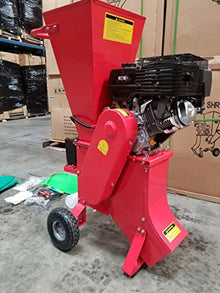 15HP 420CC Gas Powered Wood Chipper Shredder Mulcher, 4" Capacity, with Mulch Bag and Electric Start