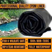 Firestone W56PL452020 EPDM Rubber Pre Cut and Boxed Pond Liner, Midnight Blue, 20-Foot length x 20-Foot Width x 0.045-Inch Thick