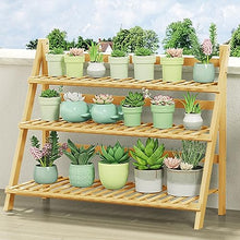 Wooden Book Shelf Grating Plant Shelf Flower Pot Stand Folding Shelf Succulent Stand Bracket Shelf Wooden Ladder Outdoor Plant Trellis Collapsible Bookshelf Display Rack Bamboo Balcony Planter