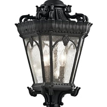 Kichler Tournai Outdoor Post Light, Textured Black, 27"