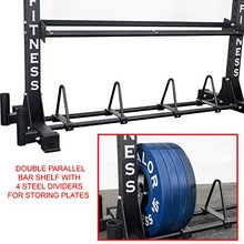 Valor Fitness BG-62 Multi-Functional Storage Rack - Holds Kettle Bells, Dumbbells, Barbells, Wall Balls, Bumper Plates
