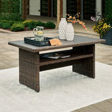 Signature Design by Ashley Brook Ranch Outdoor Dining Table with Storage