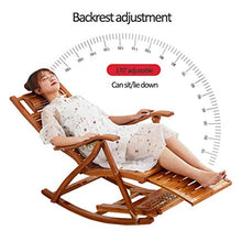 QUANGJN Sun Loungers,Folding Chair,Balcony Rocking Chair with Massage Function,Adjustable Portable Leisure Backrest Folding Recliner for The Elderly