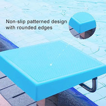NYTFHMS Pool Diving Platform, Training Competition Inclined Countertop with with 304 Stainless Steel Base, Heavy Duty Swimming Pool Diving Board for Competition