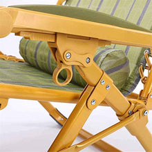 Recliner Folding Widening Reclining Chair Deck Chairs Sun Loungers Garden Beach Zero Gravity with Lumbar Pillow with Cup Holder (Color : #2)