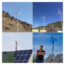 ASsdhgTE MPPT 6000W 24V 48V Horizontal Axis Wind Turbine Generator Kit
