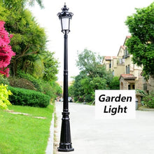 iumLeap 118.11In Garden Pillar Post Light Outdoor Lamp Post Light Aexterior Path Pillar Lamp Mains Powered Street Light Bollard Path Lamp Ip65 Waterproof Pole Light Lighting