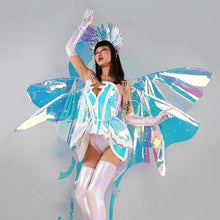 HoHoHuo Nightclub Gogo Dancer Costume Multicolored Medium