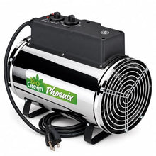 Bio Green PHX 2.8/US Phoenix Greenhouse Heater – 220-240V - 9553 BTU Stainless Steel – Electric Heating and Cooling System for Greenhouse, Shed, Garage – Corded Garage Heater with Frost Detection