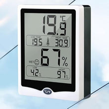 ASWRTYJO ABS Electronic Large Screen Display Memory High Low Thermometer Humidity