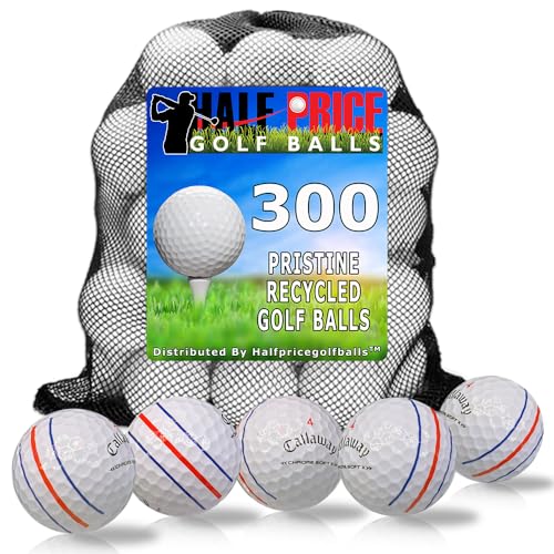 Halfpricegolfballs Callaway Chrome Soft X Triple Track Golf Balls White - Pristine 2022 Model