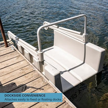 YAKport Personal Kayak Launch Station for Low-Profile Floating Docks Gray