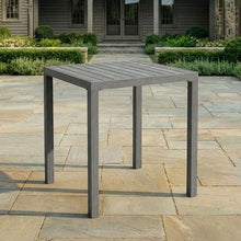 Martha Stewart Bedford 35.5" Patio Bar Height Table, Gray