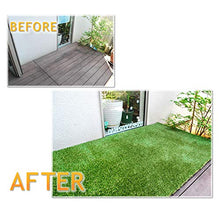 Fas Home Artificial Grass Turf 12FTx60FT Customized Width-12FT
