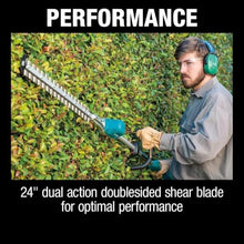 Makita XNU02T Lithium-Ion Brushless Cordless (5.0Ah) 18V LXT 24" Pole Hedge Trimmer Kit, Teal
