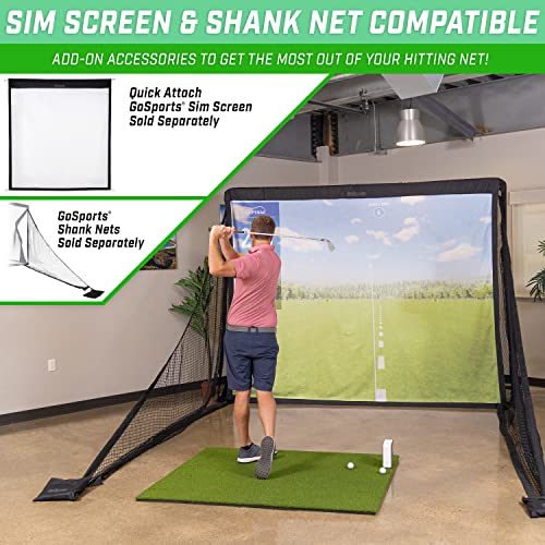 GoSports Elite Golf Practice Net with Steel Frame Black
