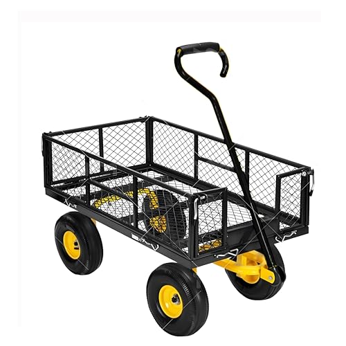 Heavy-Duty Steel Garden Cart
