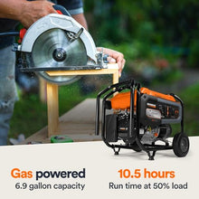 Generac 7683 GP6500 6,500-Watt Gas-Powered Portable Generator - COsense Technology - Powerrush Advanced Technology - Durable Design and Reliable Power for Emergencies and Recreation - CARB Compliant