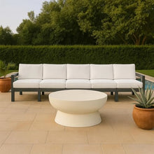 Meridian Furniture 376White-S150B Nizuc Collection Modern | Contemporary Outdoor Patio Modular Sofa