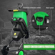 LjlXanthiper 2400w Powerful Leaf Mulcher,Wood Chipper Shredder Machine