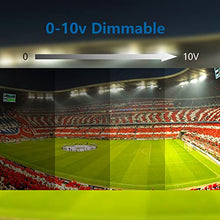 Xapolu 600W LED Stadium Light Outdoor 93000Lum (2500W Metal Halide Eqv.), 155Lm/W Dimmable 277-480V with 15°Beam Angle IP66 10KV Surge High Mast Flood Light for Sport Ballpark, ETL Listed