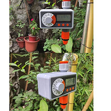 Digital Water Timer Electronic Solenoid Valve Irrigation Controller with Rain Delay for Auto/Manual Garden Watering Water Timer (Color : D) (E)