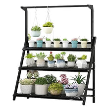 Hanging Orchid Planter Creative Simple Shelves Floor Stepped Plant Stand Living Room Indoor Multi-layer Bamboo Flower Display Rack Hangable Flower Rack For Florist Garden Balcony Flowerpot Stan