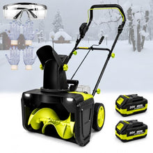 40V Cordless Snow Blower, 20-Inch Electric Snow Thrower 2 Batteries