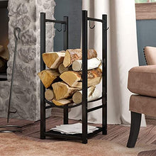 WXPWAMZ Log Store Firewood RackHeavy Duty Wrought Iron Wood Rack for Firewood Heavy Duty Firewood Rack Indoor Wood Holder Fireplace Tools