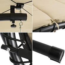 Kaluo Hanging Chaise Lounge Chair Modern Design Swing Hammock Canopy Yard Garden