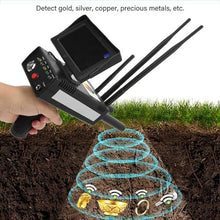 JDXQBLD Metal Treasure Scanner,Underground Metal Finder with Display Screen, Detection Depth: 25m and Search Range:1200m, Foldable Screen and Powerful Recognition Ability, for Detecti