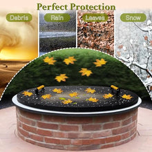 FEBTECH - 42" Round Fire Pit Lid - Heat Resistant Fire Pit Cover Lid