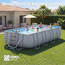 SunSwell 18' x 9' x 47" Rectangular Above Ground Pool Set