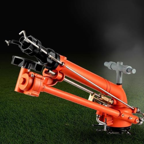 sunbiaouk Turbine Spray Gun, Agricultural Irrigation Rocker arm Sprinkler Head, Automatic Irrigation Equipment, Adjustable 0-360 Degree Coverage Pattern, Gardening Watering System Sprinklers