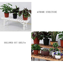 MIIKHI Plant Stands Flower Pot Modern Wood Plants Stand Art Flower Stand Creative Plant Racks Home Flower Rack Indoor Horticultural Racks Display Potted Rack (Wood Color 8015)