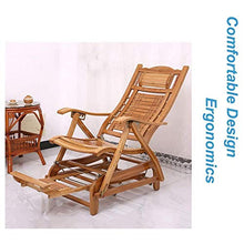 Sun Lounger Wooden Waterproof Outdoor Steamer Chair Deck Chair Recliner for Garden Patio Pool Comfortable Relax Reclining Sunbed