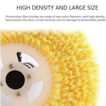 Electric Solar Panel Cleaning Brush and Rod, Water Fed Rod Brush, Extendable Roof Shingle Brush, for Roof, Solar Panel, House Siding, Deck, Pool,11.5ft(3.5m)
