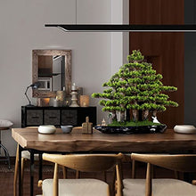 Fake Plants Artificial Tree Bonsai Realistic Cypress and Moss Small Pavilion and Ceramic Villain Chinese Bonsai Indoor Office Decoration Bonsai Bonsai Tree
