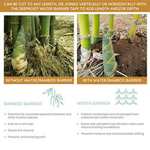 DeepRoot Water Barrier Versatile Bamboo Garden Barrier 36" x 200' Roll Black