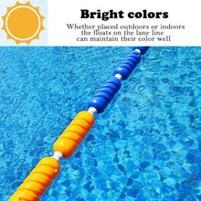 GFLPSQIA Adjustable Pool Divider Rope Float, Swimming Pool Lane Rope Safety Divider for Indoor and Outdoor Swimming, Safety and Float Kit(L 164 FT)
