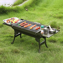 Grill Fold Charcoal Tabletop Mini Stand Outdoor Camping Barbecue Furnace Cooking Tool