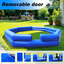 OZIS 20FT PVC Inflatable Gaga Ball Pit with Built-in Blower Blue
