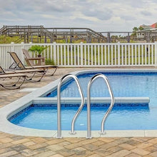Pool Handrail Swimming Handrail, Pool Safety Hand Rail, Pool Railing, 304 Stainless Steel Kit, Silver, Rustproof Pool Handrail, Humanised Handrail, 200Kg Load Capacity