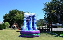 JumpOrange 15’ Mermaid Water Slide Inflatable with Splash Pool