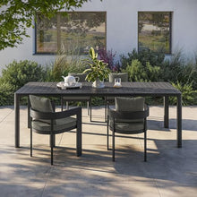 Modway Tahoe Extendable Outdoor Patio Dining Table for 6-8 People in Gray