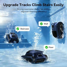 Sat30 Sonar Navigation Pool Vacuum for Inground Above Ground Pools, Climb Stairs Pool Cleaner with 3 Modes, Powerful Suction, Self-Parking, Wall&Waterline Cleaning Pool Robot, Clean Up to 2150 Sq.Ft